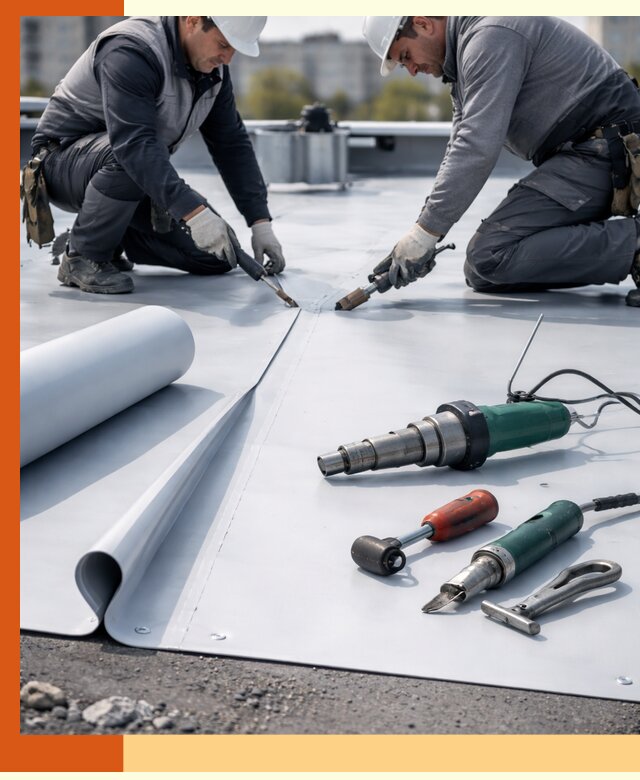 Гидроизоляция мембранной кровли в Великом Устюге: монтаж и ремонт быстро