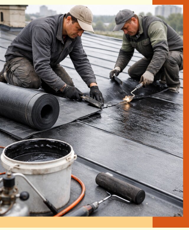 Гидроизоляция фальцевой кровли в Великом Устюге от 7634 руб. под ключ | ТепломастерВлс