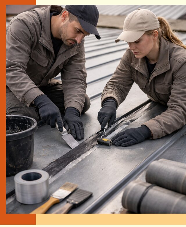 Гидроизоляция фальцевой кровли в Великом Устюге качественно и надежно