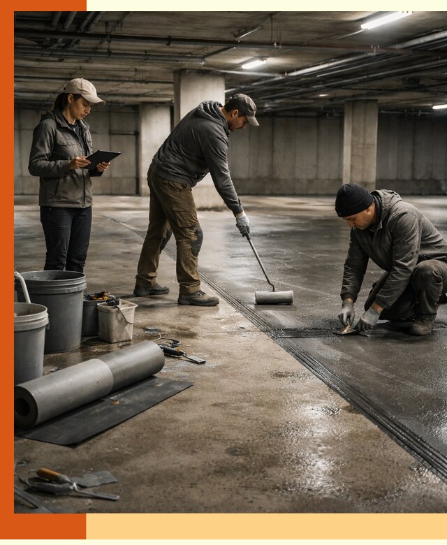 Гидроизоляция паркинга в Великом Устюге: качественная защита зданий