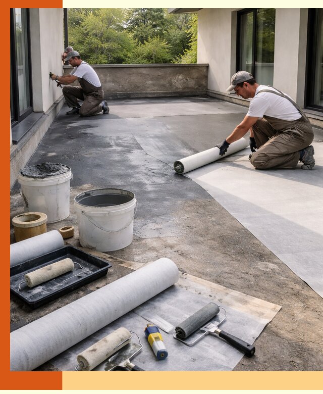 Гидроизоляция террасы в Великом Устюге — надежная защита от влаги и протечек