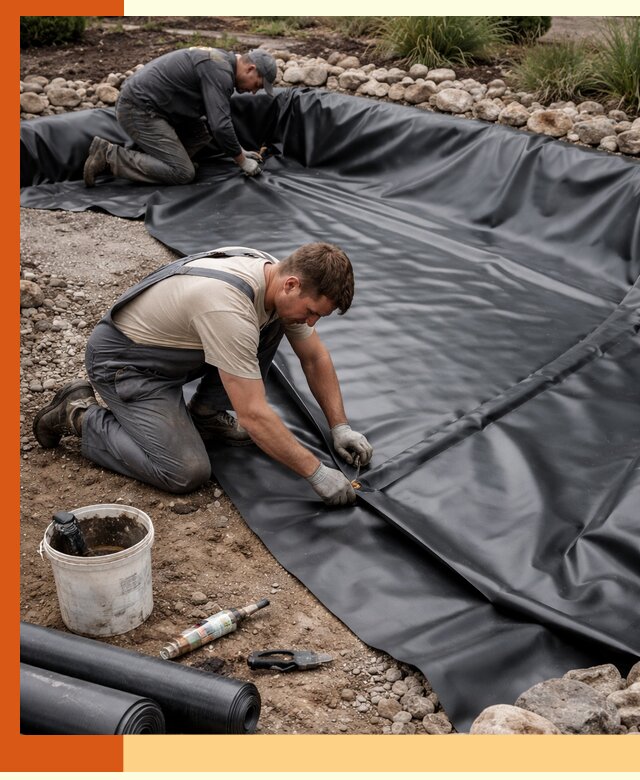 Гидроизоляция пруда в Великом Устюге: надежная защита и герметизация