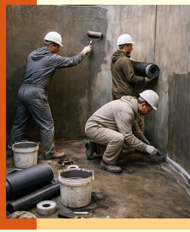 Гидроизоляция резервуара профессионально в Великом Устюге