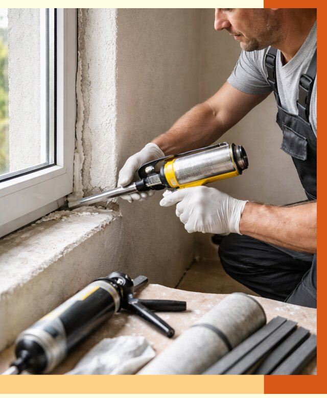 Герметизация стыков и примыканий в Великом Устюге от 1221 руб. под ключ | ТепломастерВлс